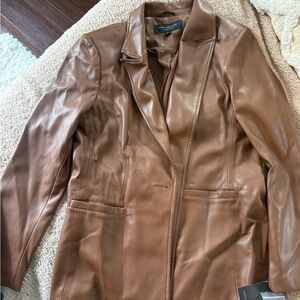 Marc New York new with tags Brown Leather Women's Jacket
